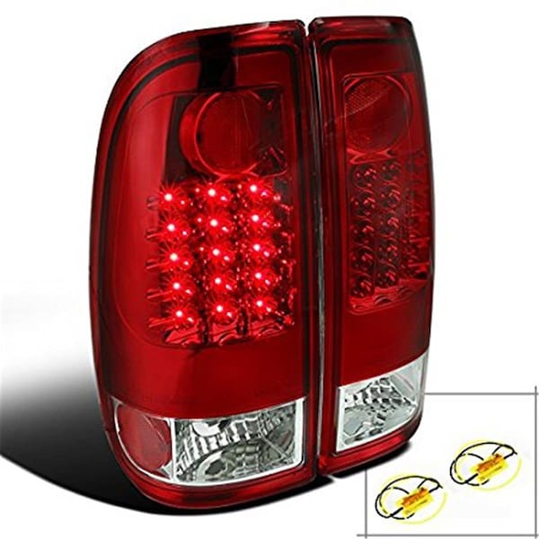 Overtime 2008 - 2016 Ford F250 LED Taillights - Red OV1187867 - main